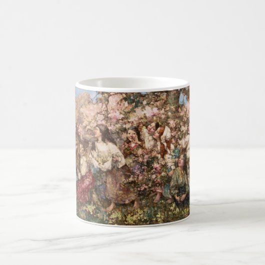Mug Printemps (par Edward Atkinson Hornel) (Centre)