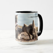 Mug Printemps - Renard arctique (Devant droit)