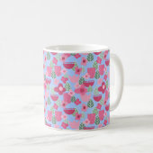 Mug Printemps rose scandinave (Devant droit)