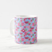 Mug Printemps rose scandinave (Devant gauche)