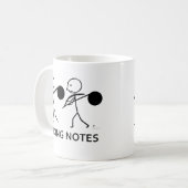 Mug Prise de notes (Devant gauche)