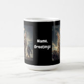 Mug Prise de Selfie Chat avec OVNI et Bigfoot Drôle ca (Centre)