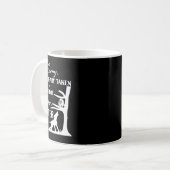 Mug Prise Par Fumer Chasseur De Coon Chaud Funny Racco (Devant gauche)