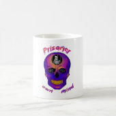Mug Prisonnier dans mon esprit crâne citations prison (Centre)