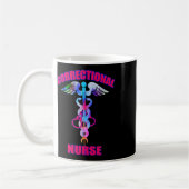 Mug Prisons D'Infirmière De Service Correctionnel Pris (Gauche)