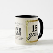 Mug prix anniversaire de performance des employés (Devant droit)