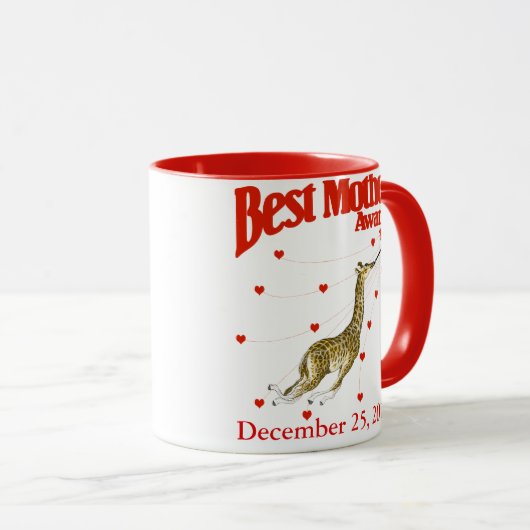 Mug Prix de la meilleure mère (Devant droit)