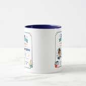 Mug Prix de l'enseignant incroyable certifié Coloré (Centre)