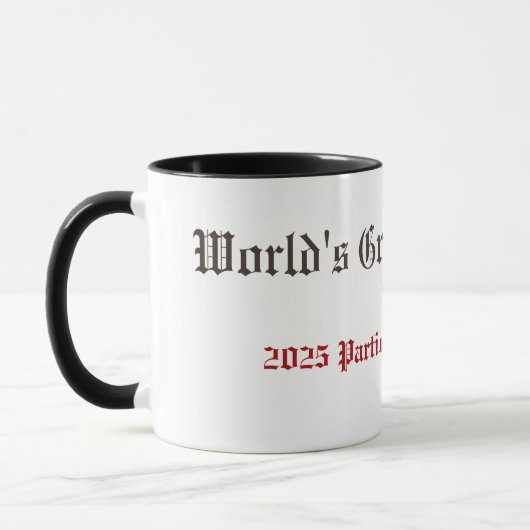 Mug Prix de participation des plus grands pères du mon (Gauche)