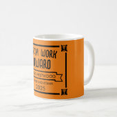 Mug Prix de travail de l'équipe d'entreprise (Devant droit)
