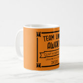 Mug Prix de travail de l'équipe d'entreprise (Devant gauche)