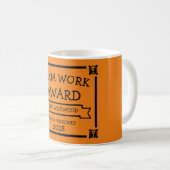 Mug Prix de travail de l'équipe d'entreprise (Devant droit)