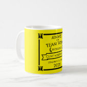 Mug Prix de travail de l'équipe d'entreprise (Devant gauche)