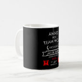 Mug Prix de travail de l'équipe d'entreprise (Devant gauche)