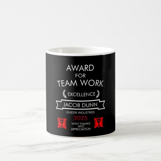 Mug Prix de travail de l'équipe d'entreprise (Centre)