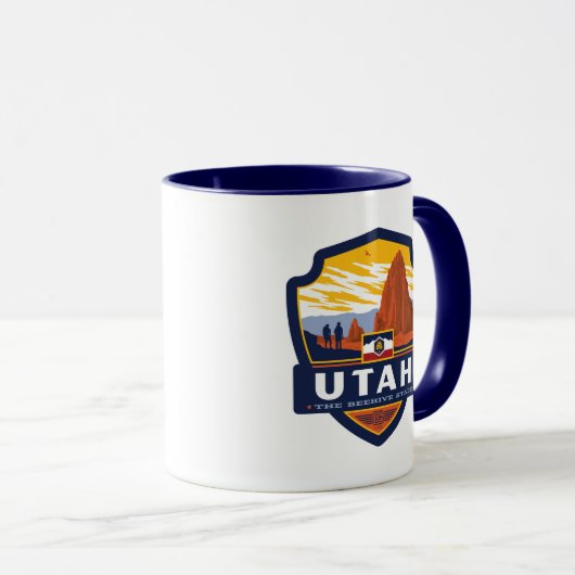 Mug Prix d'État | Utah (Devant droit)