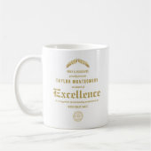 Mug Prix d'excellence Logo d'affaires (Gauche)