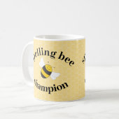 Mug Prix du champion d'abeille orthographique pour le  (Devant gauche)