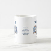 Mug Prix du concours de pull de Noël laid et drôle (Centre)