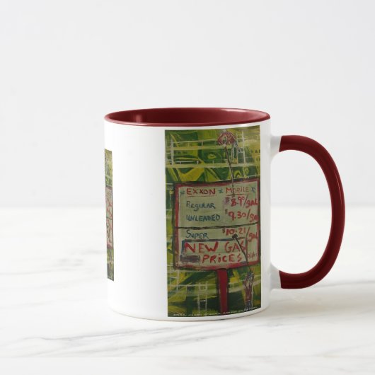 Mug prix du gaz mobiles d'exxon nouveaux (Droite)