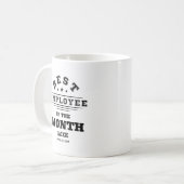 Mug Prix Du Meilleur Employé Du Mois Année (Devant gauche)