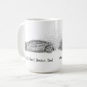 Mug Prix du meilleur survivant pour papa (Devant gauche)