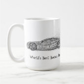 Mug Prix du meilleur survivant pour papa (Gauche)