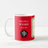 Mug Prix FAUX GOLD 10 ans de service aux employés (Gauche)