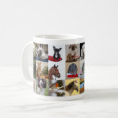 Mug Prix les plus bas ! Collage de photos et texte per (Devant gauche)