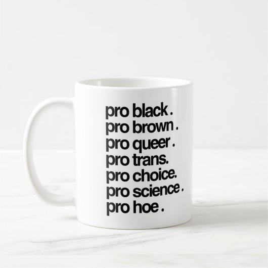 Mug Pro Black Pro Brown Pro Queer (Gauche)