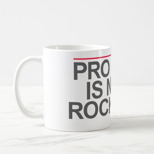 MUG "PRO BONO N'EST PAS UNE VEDETTE DU ROCK" -- (Gauche)