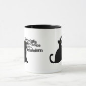 Mug pro-chats pro-choix pro-féminisme (Centre)