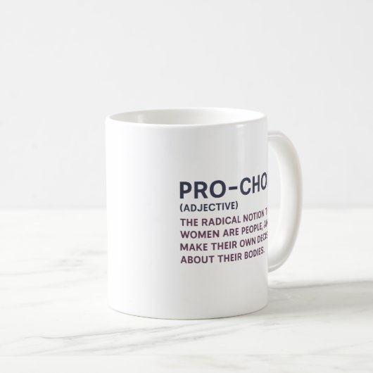 Mug Pro-Choice (Devant droit)