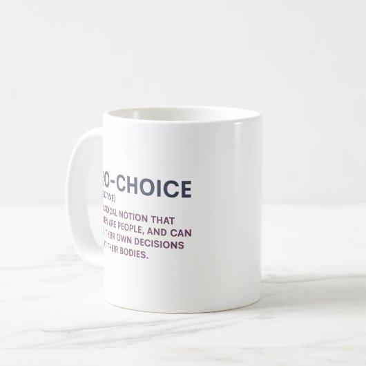 Mug Pro-Choice (Devant gauche)