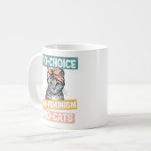 Mug Pro-Choice, Pro-Féminisme, Pro-Cat | AMOUREUX DES (Devant gauche)