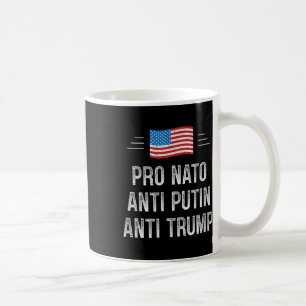 Mug Pro Nato - Anti Poutine - Anti Trump - Style Rétro