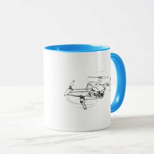 Mug Pro quadcopter de DJI Mavic (Devant droit)