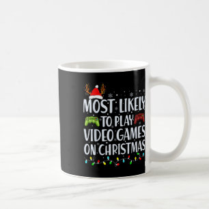Mug Probable De Jouer Jeu Vidéo Sur Noël Père Noël Gam