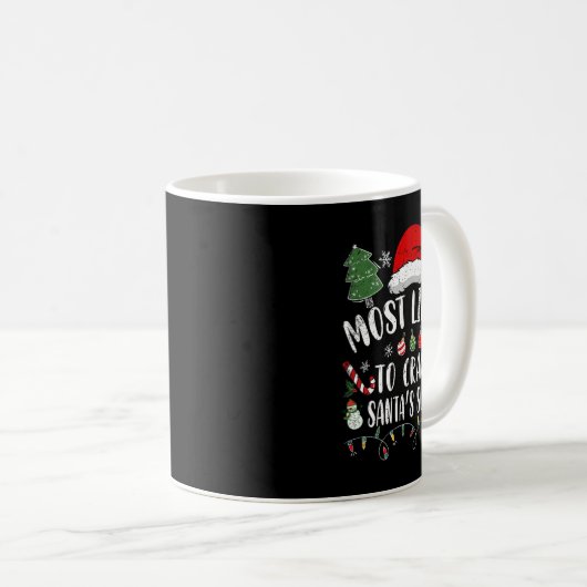 Mug Probablement Crash Père Noël Sleigh Noël Plaisante (Devant droit)