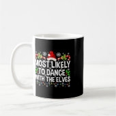 Mug Probablement De Danse Avec Les Elfes Matc De Noël (Gauche)