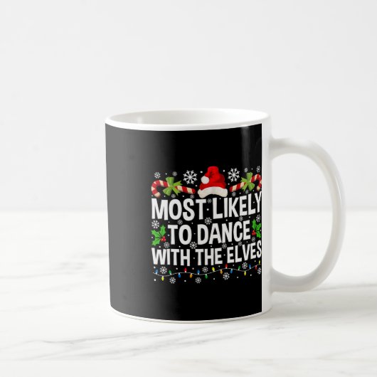 Mug Probablement De Danse Avec Les Elfes Matc De Noël (Droite)