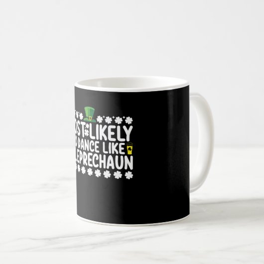 Mug Probablement De Danse Comme Un St patrick Leprecha (Devant droit)