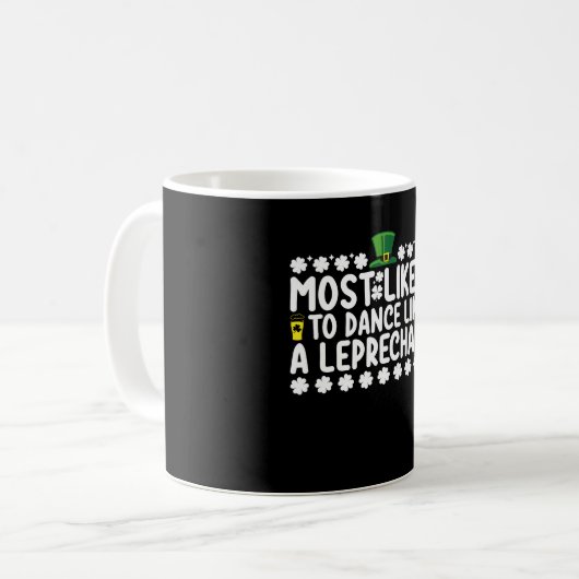 Mug Probablement De Danse Comme Un St patrick Leprecha (Devant gauche)