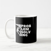 Mug Problem Solving Climber Gift, Rock Climbing, Bould (Gauche)