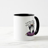 Mug Problème d'attitude drôle sarcasme chat (Devant droit)