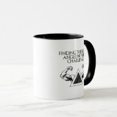Mug Problème de Mathématiques de Chaque Défi à Angle D (Devant droit)