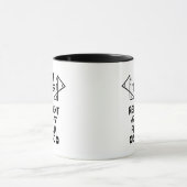Mug Problème de retraite du professeur de maths drôle (Centre)