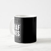 Mug Problème de vie des sourds Sourds-muets (Devant gauche)