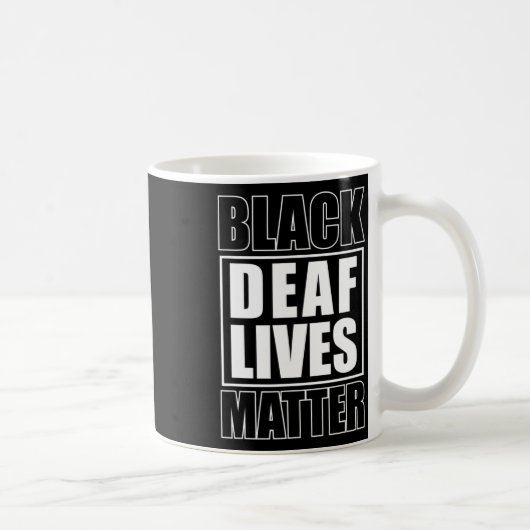 Mug Problème de vie des sourds Sourds-muets (Droite)
