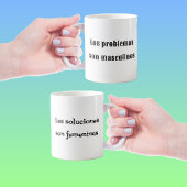 Mug Problème espagnol, expression soluciones
